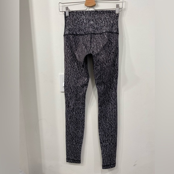 Lululemon Wunder Under Pants Hi-Rise. Luon Suited Jacquard White Size 4 - Picture 6 of 12